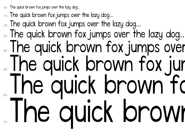 DJB Speak Softly font waterfall